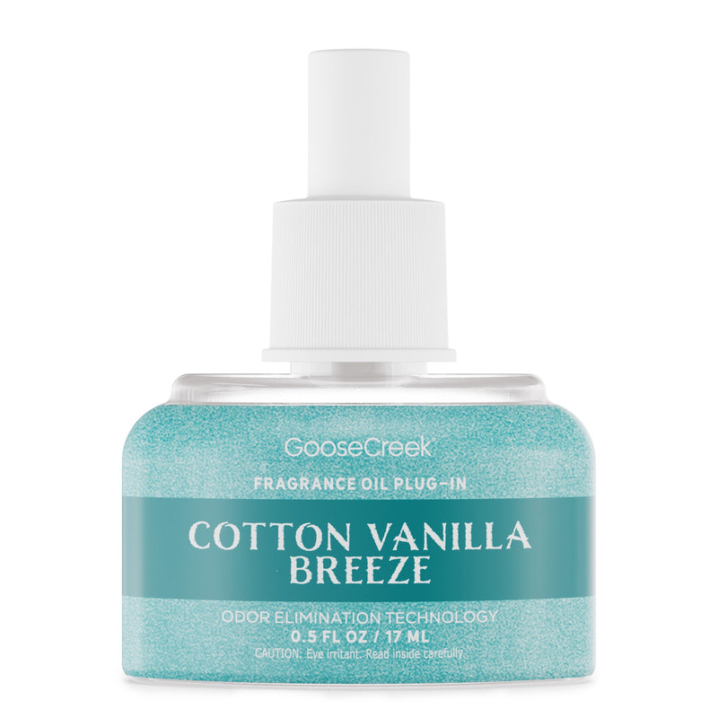 Cotton Vanilla Breeze Odor Eliminating Plug-in Refill Core 9-0648