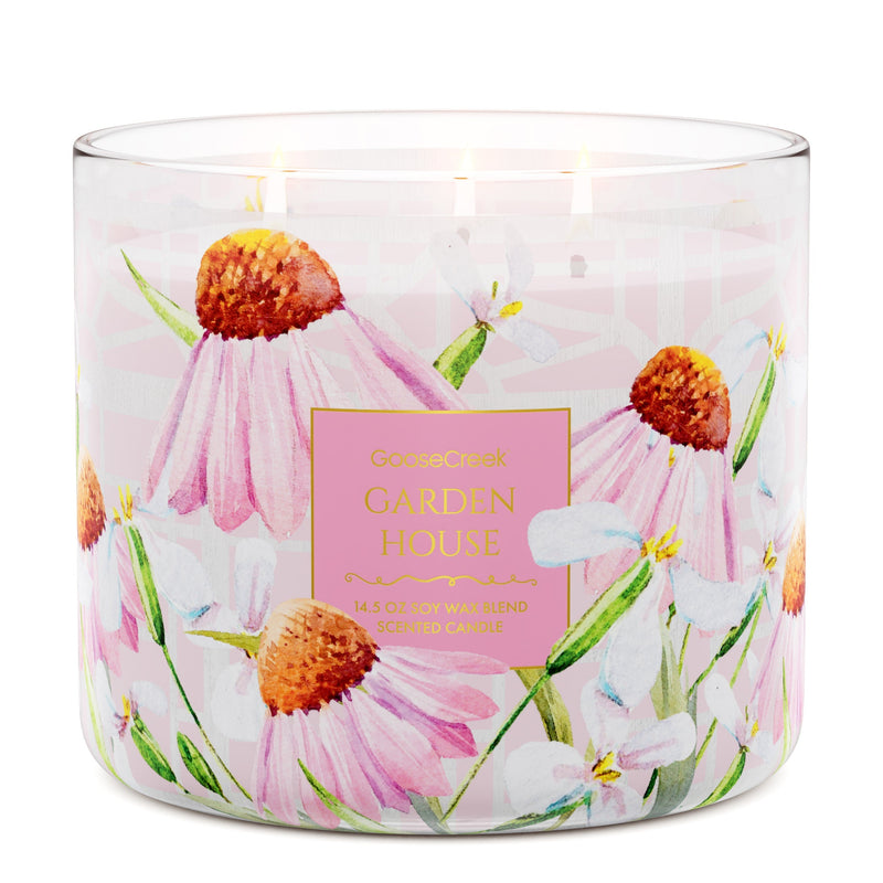 Garden House 3-Wick Candle Select 9-0255