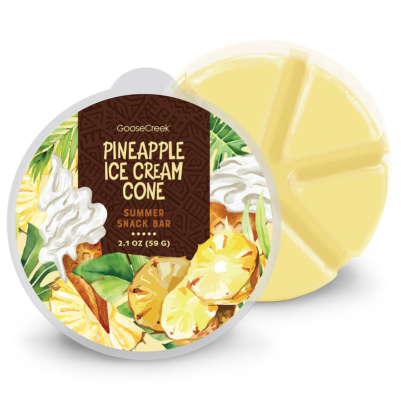 Pineapple Ice Cream Cone Wax Melt Studio 9-0637